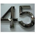 3D metal acero inoxidable marquee letras signos